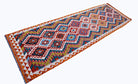 Handmade Maimana Killim Hallway Runner | 285 x 84 cm | 9'4" x 2'9" - Najaf Rugs & Textile