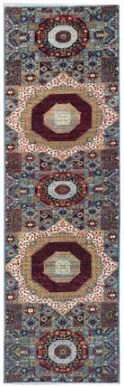 Handmade Mamluk Chobi Hallway Runner | 294 x 75 cm | 9'8" x 2'5" - Najaf Rugs & Textile