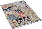 Handmade Mini Afghan Chobi Rug | 85 x 65 cm | 2'10" x 2'2" - Najaf Rugs & Textile