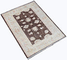 Handmade Mini Afghan Chobi Rug | 85 x 66 cm | 2'10" x 2'2" - Najaf Rugs & Textile