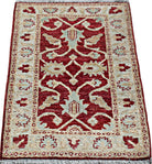 Handmade Mini Afghan Chobi Rug | 86 x 62 cm | 2'10" x 2' - Najaf Rugs & Textile