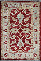 Handmade Mini Afghan Chobi Rug | 86 x 62 cm | 2'10" x 2' - Najaf Rugs & Textile