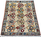 Handmade Mini Afghan Chobi Rug | 87 x 61 cm | 2'10" x 2' - Najaf Rugs & Textile