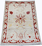 Handmade Mini Afghan Chobi Rug | 87 x 62 cm | 2'10" x 2' - Najaf Rugs & Textile