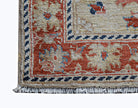 Handmade Mini Afghan Chobi Rug | 89 x 60 cm | 2'11" x 2' - Najaf Rugs & Textile