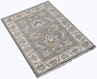 Handmade Mini Afghan Chobi Rug | 89 x 67 cm | 2'3" x 2'3" - Najaf Rugs & Textile