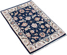 Handmade Mini Afghan Chobi Rug | 90 x 60 cm | 2'11" x 2' - Najaf Rugs & Textile