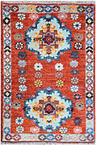 Handmade Mini Afghan Chobi Rug | 90 x 60 cm | 3' x 2' - Najaf Rugs & Textile