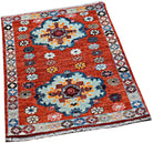 Handmade Mini Afghan Chobi Rug | 90 x 60 cm | 3' x 2' - Najaf Rugs & Textile