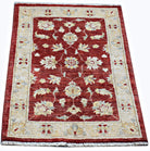 Handmade Mini Afghan Chobi Rug | 90 x 63 cm | 2'11" x 2'1" - Najaf Rugs & Textile