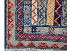 Handmade Mini Afghan Chobi Rug | 96 x 53 cm | 3'2" x 1'9" - Najaf Rugs & Textile