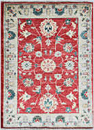 Handmade Mini Afghan Chobi Rug | 96 x 63 cm | 3'2" x 2'1" - Najaf Rugs & Textile