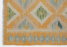 Handmade Mini Afghan Maimana Kilim | 101 x 60 cm | 3'4" x 2' - Najaf Rugs & Textile