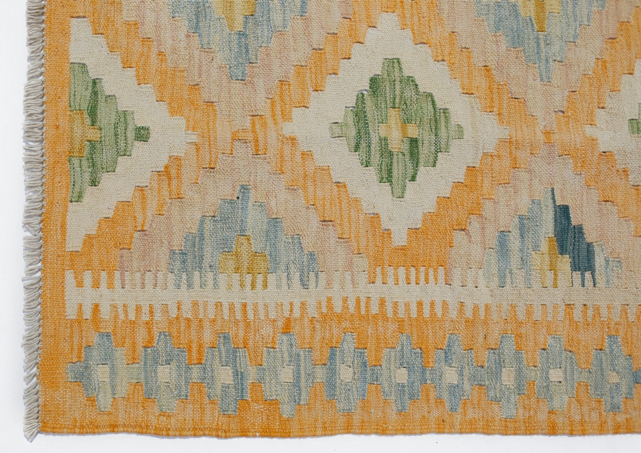 Handmade Mini Afghan Maimana Kilim | 101 x 60 cm | 3'4" x 2' - Najaf Rugs & Textile