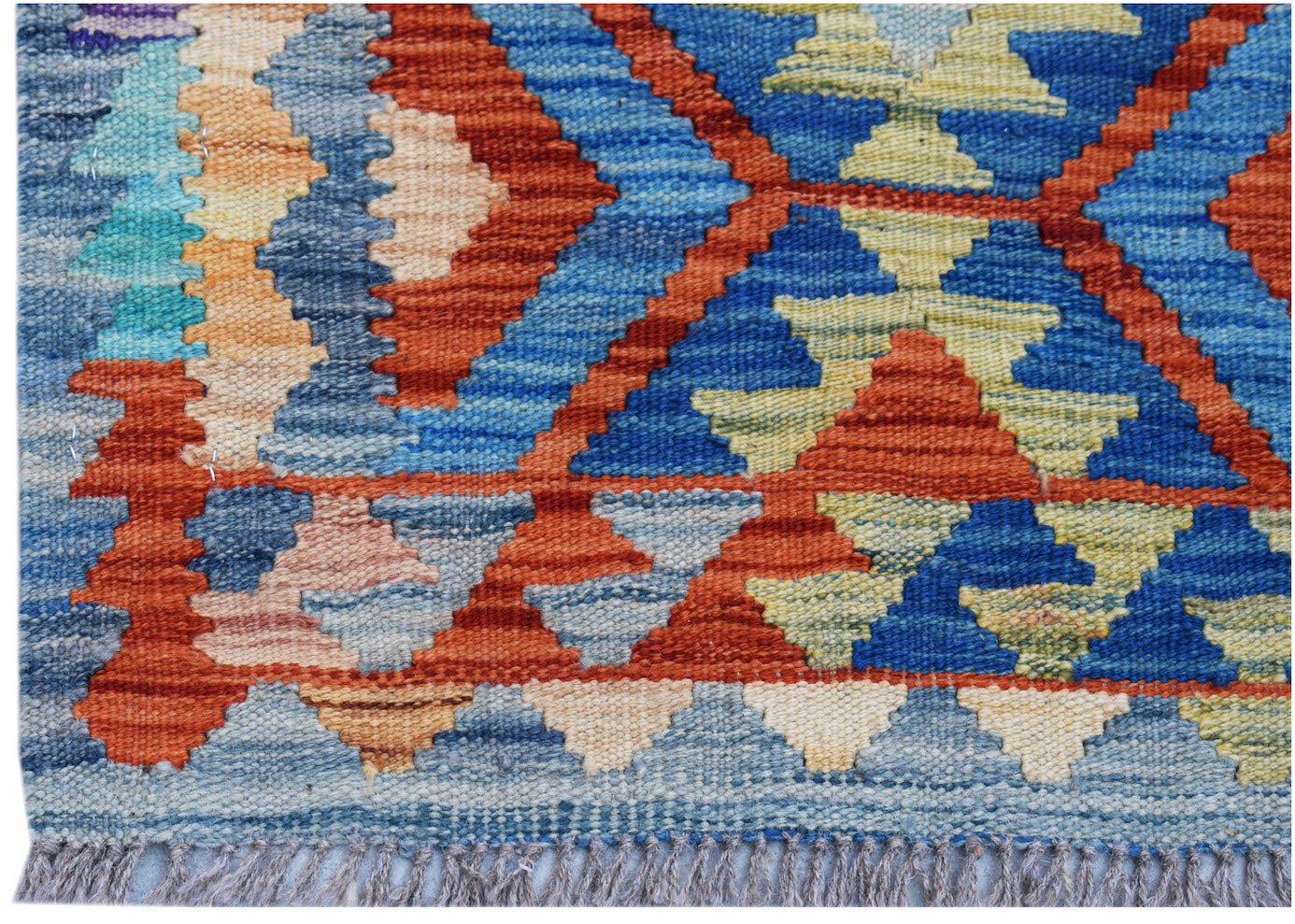 Handmade Mini Afghan Maimana Kilim | 85 x 62 cm | 2'10" x 2' - Najaf Rugs & Textile