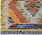 Handmade Mini Afghan Maimana Kilim | 88 x 60 cm | 2'11" x 2' - Najaf Rugs & Textile