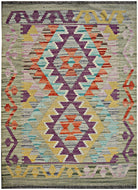 Handmade Mini Afghan Maimana Kilim | 95 x 66 cm | 3'2" x 2'2" - Najaf Rugs & Textile