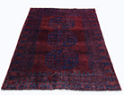 Handmade Mini Afghan Turkmen Rug | 107 x 94 cm | 3'6" x 3'1" - Najaf Rugs & Textile