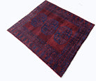 Handmade Mini Afghan Turkmen Rug | 107 x 94 cm | 3'6" x 3'1" - Najaf Rugs & Textile