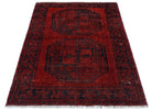 Handmade Mini Afghan Turkmen Rug | 85 x 65 cm | 2'9" x 2'2" - Najaf Rugs & Textile