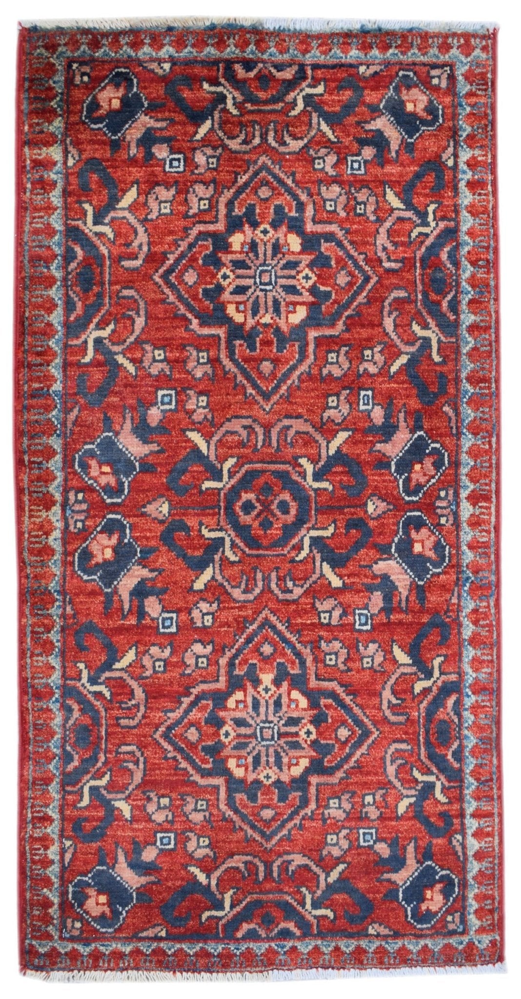 Handmade Mini Chobi Rug | 100 x 52 cm | 3'3" x 1'8" - Najaf Rugs & Textile