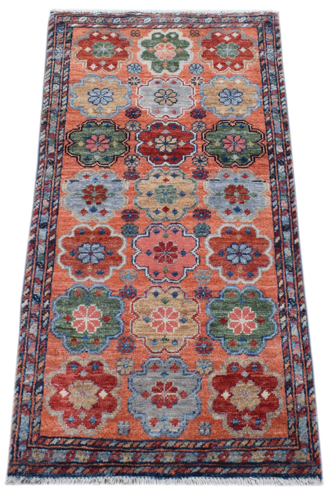 Handmade Mini Chobi Rug | 101 x 54 cm | 3'3" x 1'9" - Najaf Rugs & Textile