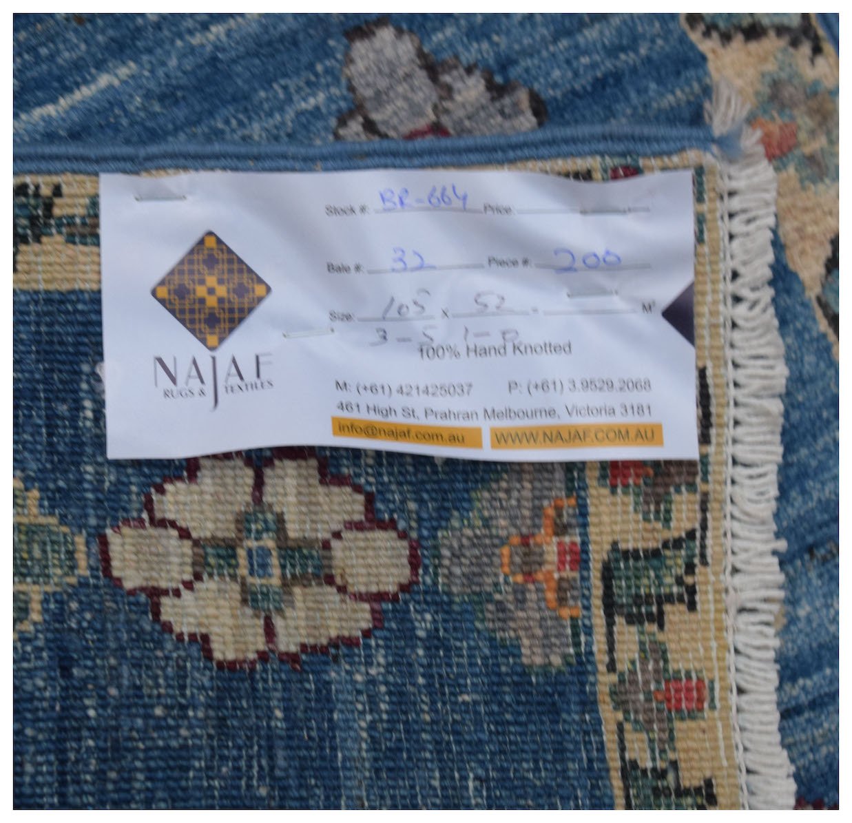 Handmade Mini Chobi Rug | 105 x 52 cm | 3' x 1'8" - Najaf Rugs & Textile