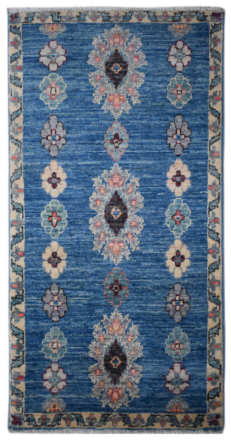 Handmade Mini Chobi Rug | 105 x 52 cm | 3' x 1'8" - Najaf Rugs & Textile