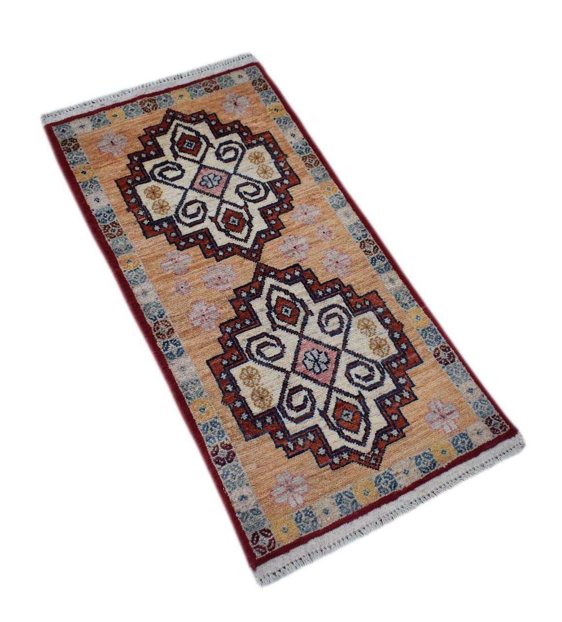 Handmade Mini Chobi Rug | 107 x 51 cm | 3'6" x 1'8" - Najaf Rugs & Textile