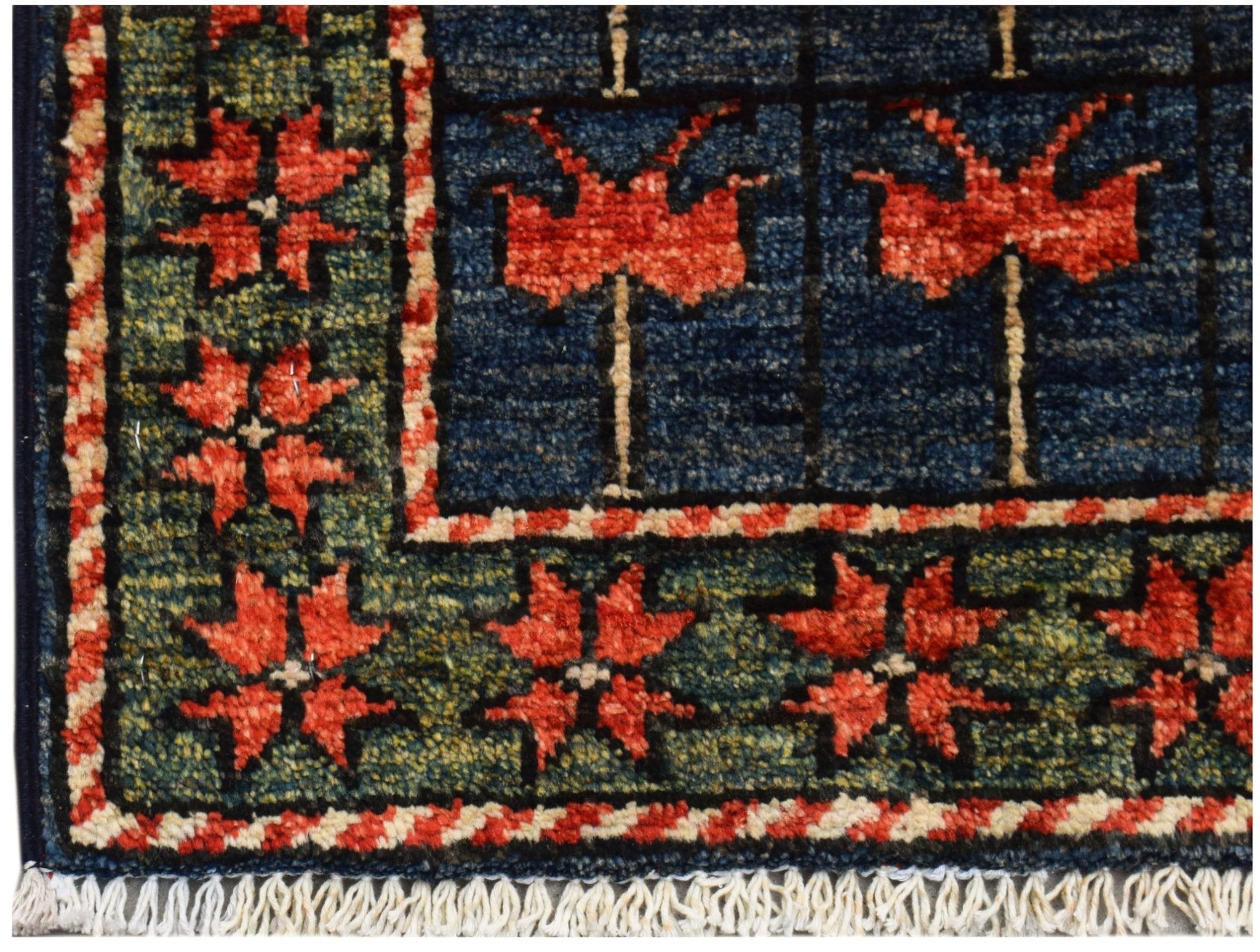 Handmade Mini Chobi Rug | 78 x 55 cm | 2'7" x 1'9" - Najaf Rugs & Textile