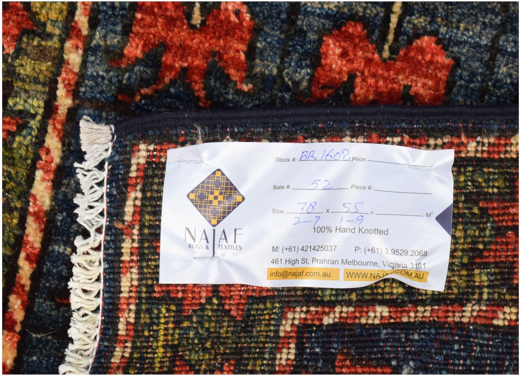 Handmade Mini Chobi Rug | 78 x 55 cm | 2'7" x 1'9" - Najaf Rugs & Textile