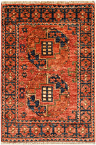 Handmade Mini Chobi Rug | 85 x 62 cm | 2'10" x 2' - Najaf Rugs & Textile