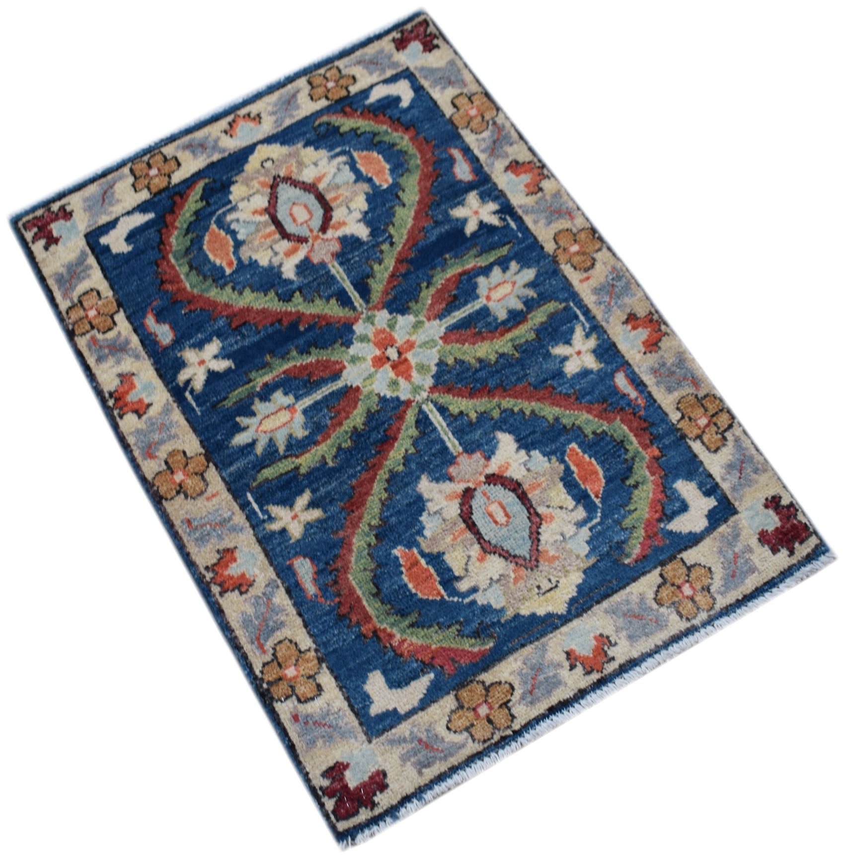 Handmade Mini Chobi Rug | 86 x 61 cm | 2'10" x 2' - Najaf Rugs & Textile