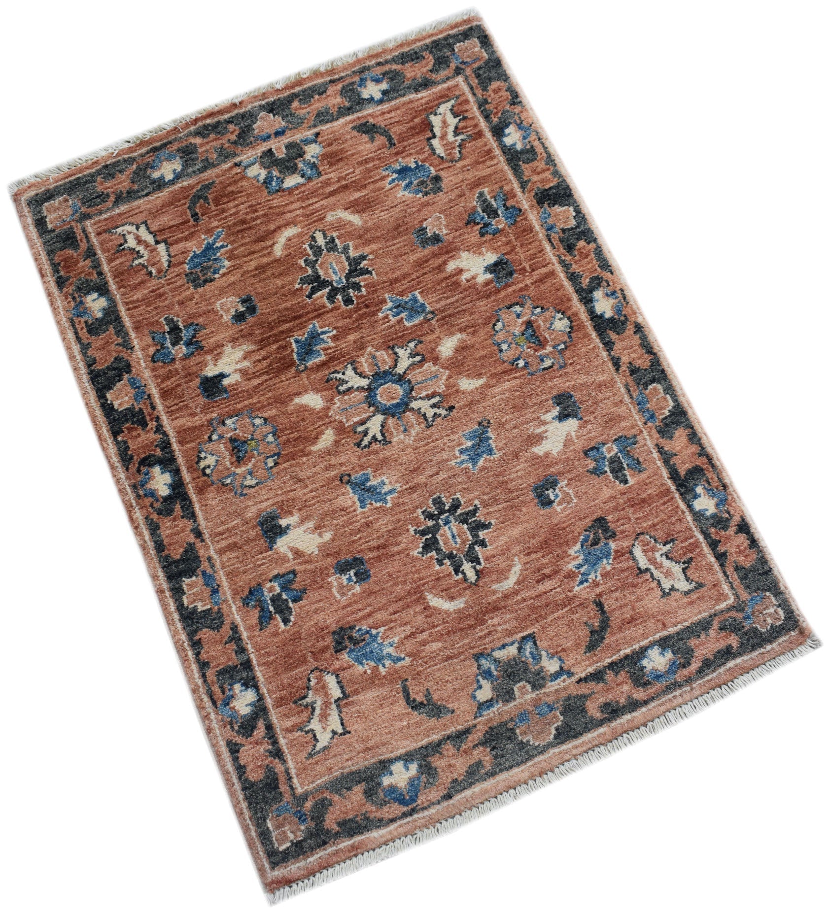 Handmade Mini Chobi Rug | 86 x 62 cm | 2'10 x 2' - Najaf Rugs & Textile