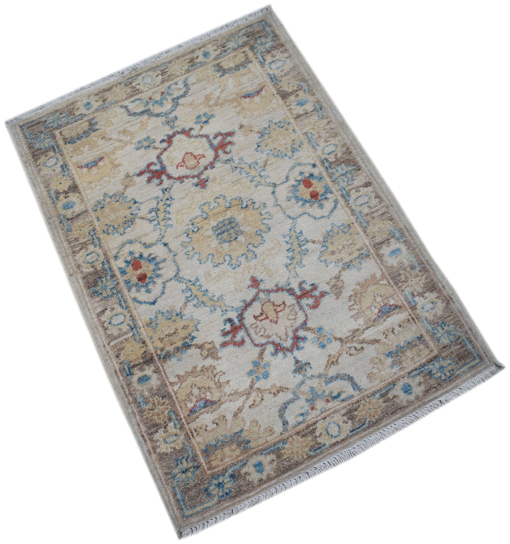 Handmade Mini Chobi Rug | 87 x 62 cm | 2'10" x 2' - Najaf Rugs & Textile