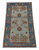 Handmade Mini Chobi Rug | 88 x 52 cm | 2'10" x 1'8" - Najaf Rugs & Textile