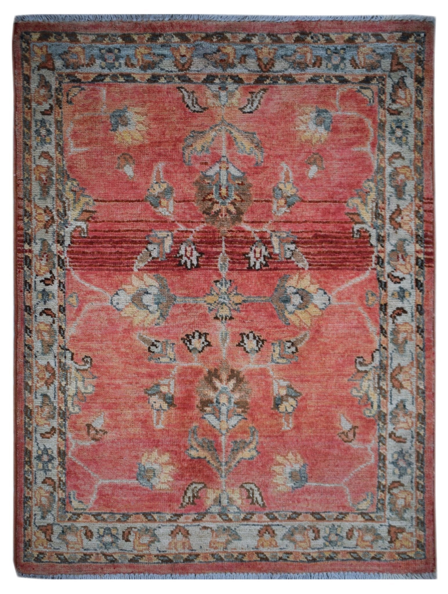 Handmade Mini Chobi Rug | 88 x 62 cm | 2'10" x 2'2" - Najaf Rugs & Textile