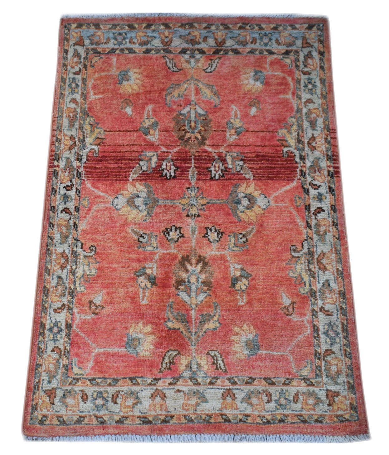 Handmade Mini Chobi Rug | 88 x 62 cm | 2'10" x 2'2" - Najaf Rugs & Textile