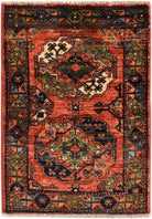 Handmade Mini Chobi Rug | 88 x 62 cm | 2'11" x 2'1" - Najaf Rugs & Textile