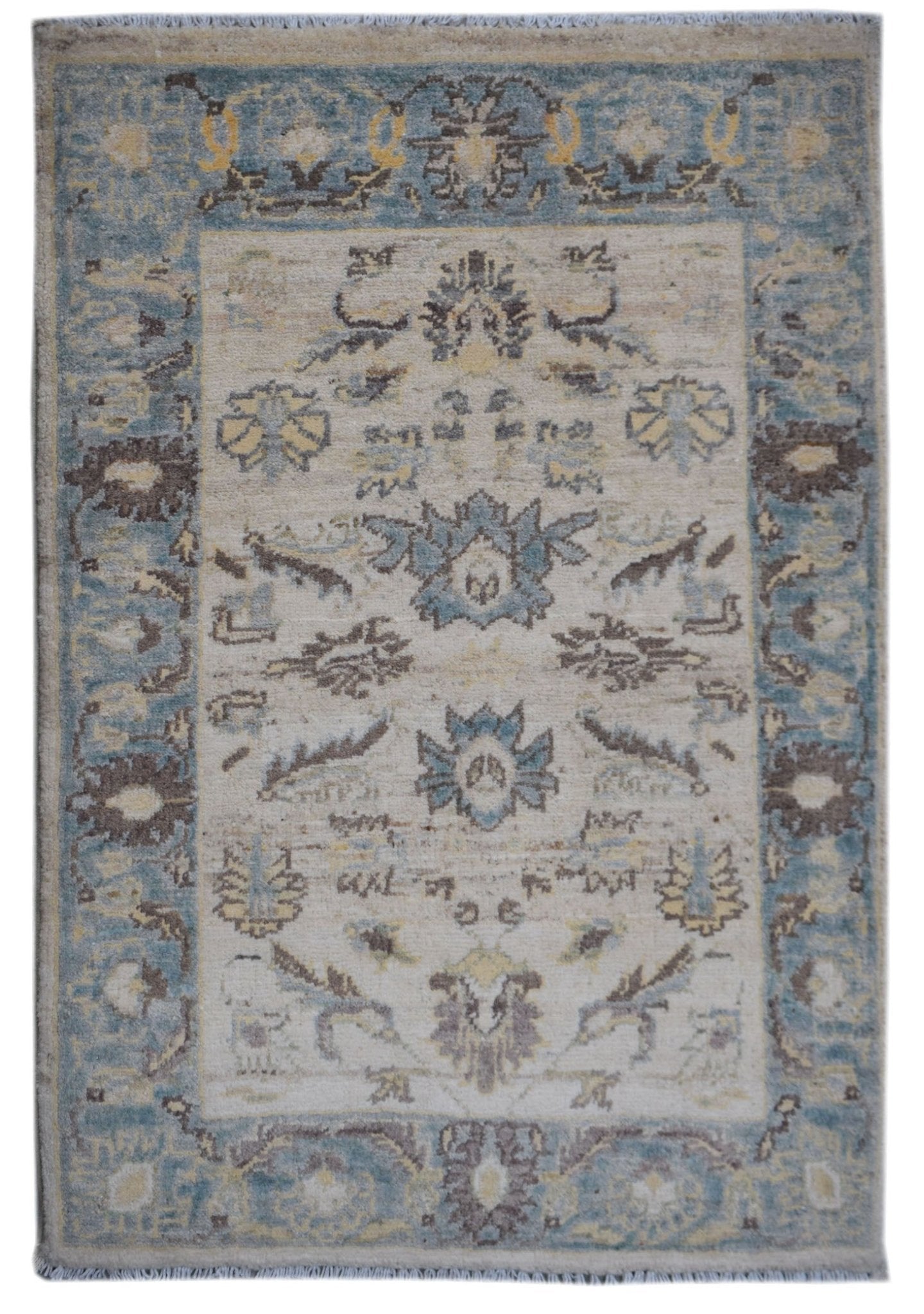 Handmade Mini Chobi Rug | 89 x 64 cm | 2'11" x 2'1" - Najaf Rugs & Textile