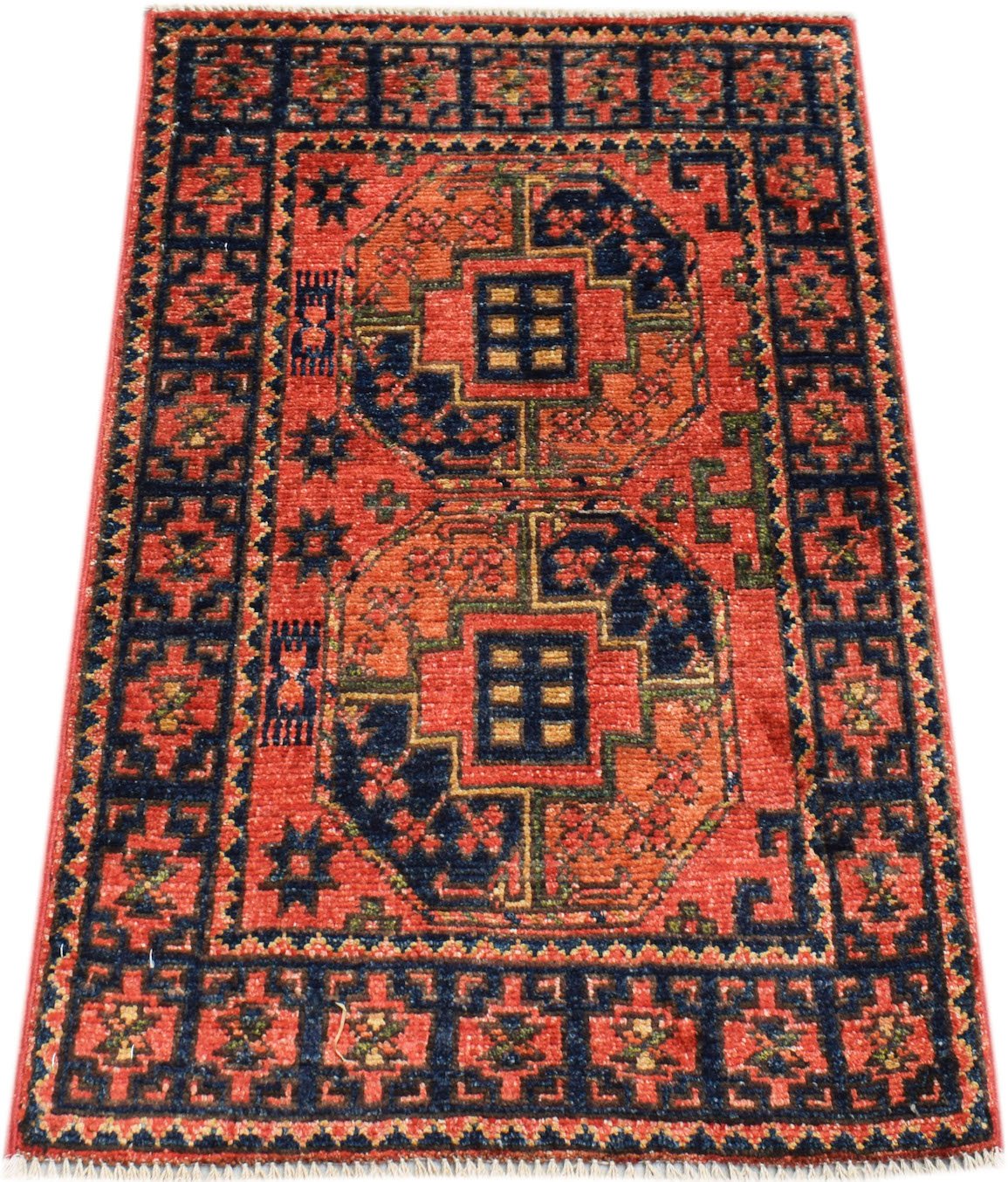 Handmade Mini Chobi Rug | 90 x 60 cm | 2'11" x 2' - Najaf Rugs & Textile