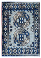 Handmade Mini Chobi Rug | 90 x 64 cm | 3' x 2'1" - Najaf Rugs & Textile