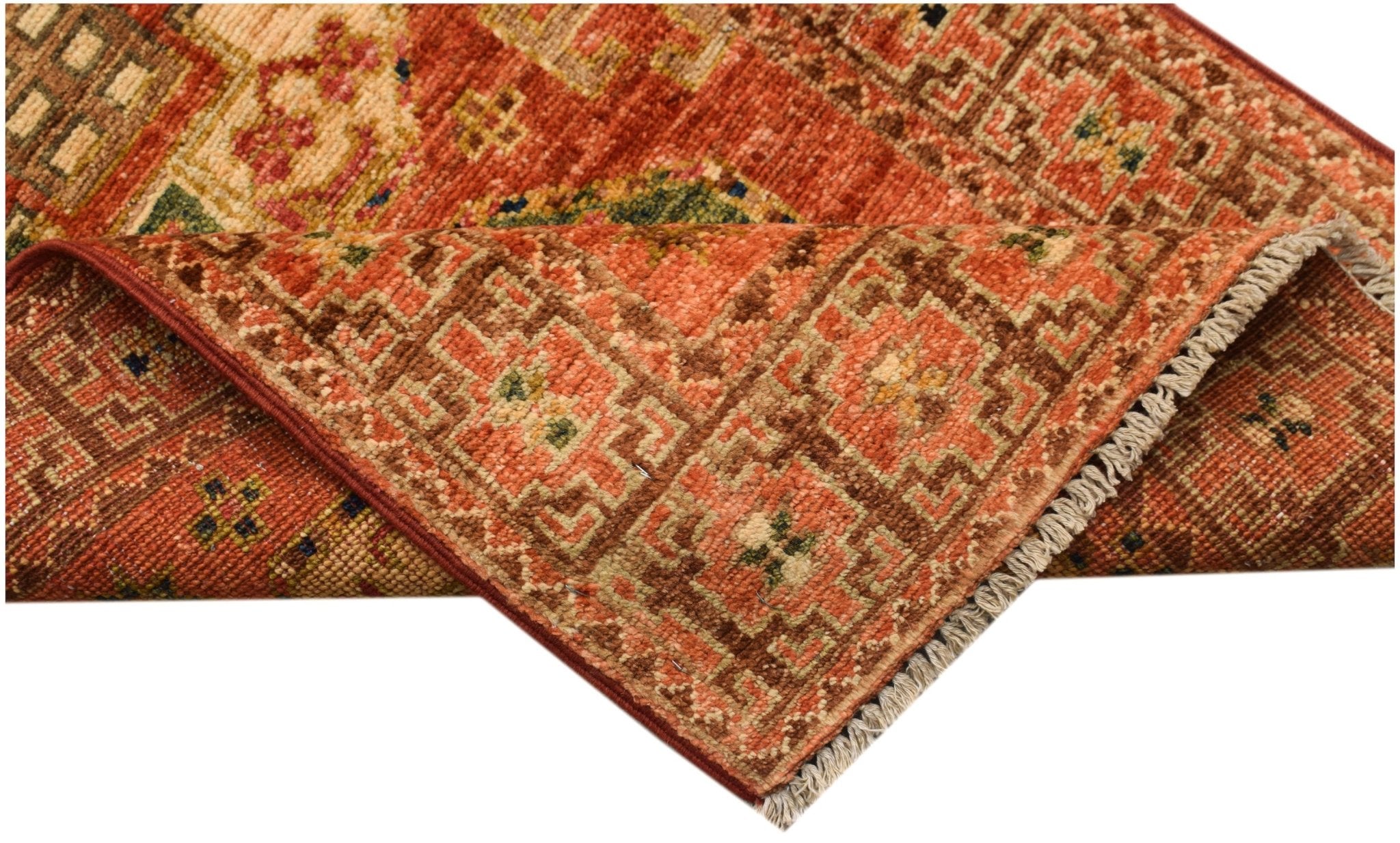 Handmade Mini Chobi Rug | 91 x 60 cm | 3' x 2' - Najaf Rugs & Textile