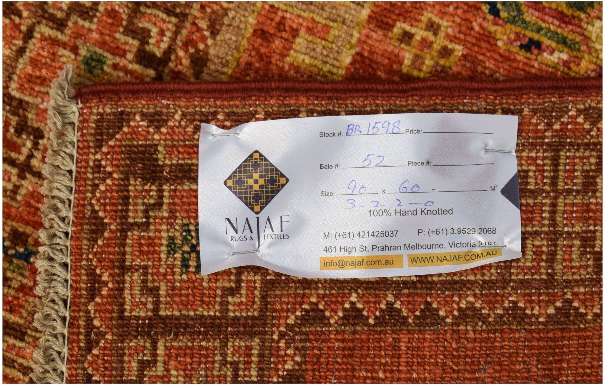 Handmade Mini Chobi Rug | 91 x 60 cm | 3' x 2' - Najaf Rugs & Textile