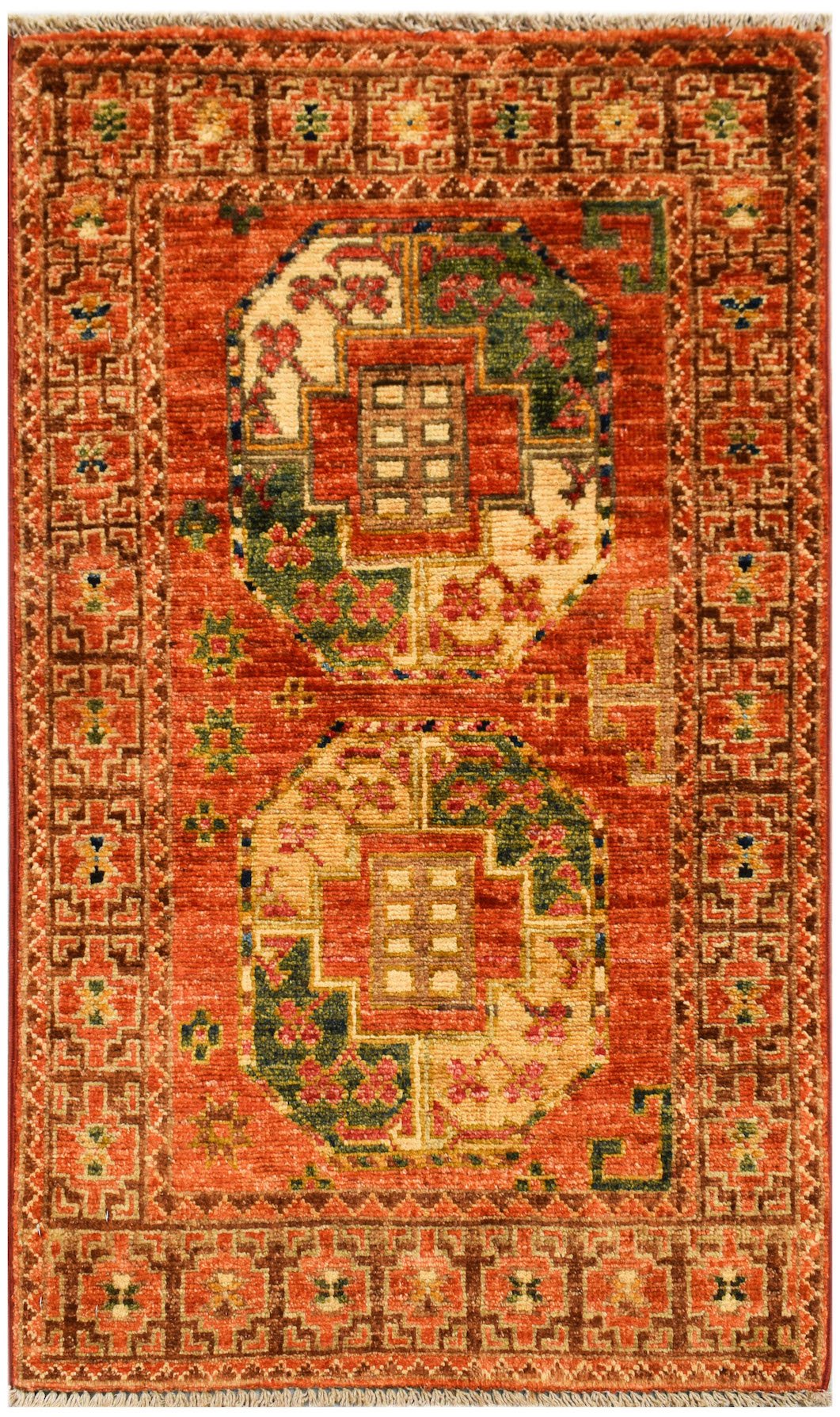 Handmade Mini Chobi Rug | 91 x 60 cm | 3' x 2' - Najaf Rugs & Textile