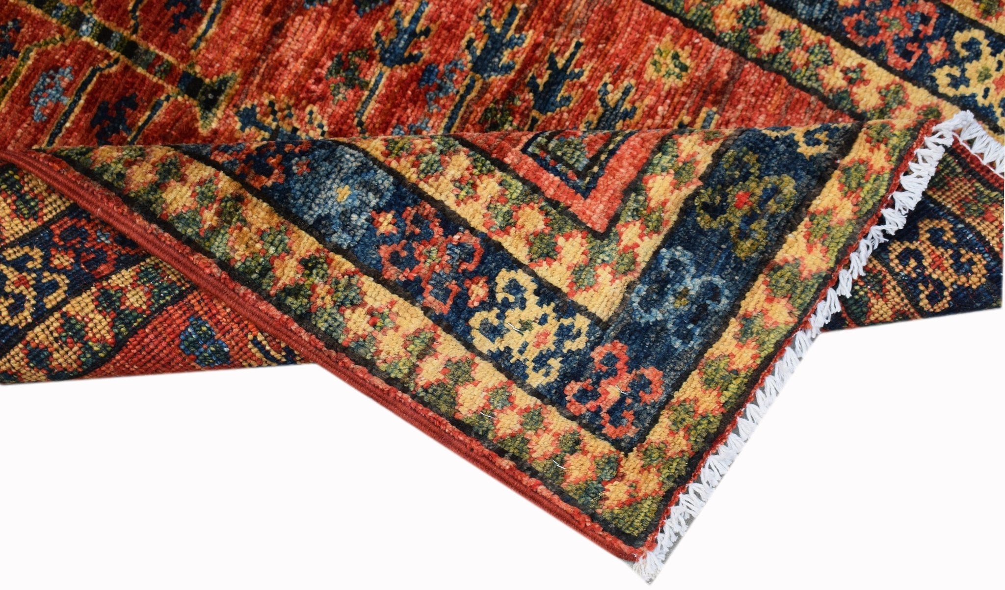 Handmade Mini Chobi Rug | 92 x 62 cm | 3' x 2'1" - Najaf Rugs & Textile