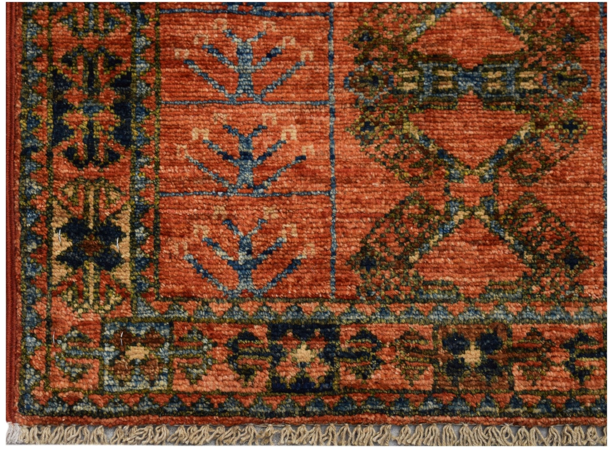 Handmade Mini Chobi Rug | 92 x 63 cm | 3' x 2'1" - Najaf Rugs & Textile