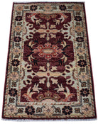 Handmade Mini Chobi Rug | 93 x 60 cm | 3' x 1'11" - Najaf Rugs & Textile