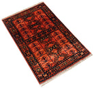 Handmade Mini Chobi Rug | 94 x 60 cm | 3'1" x 2' - Najaf Rugs & Textile