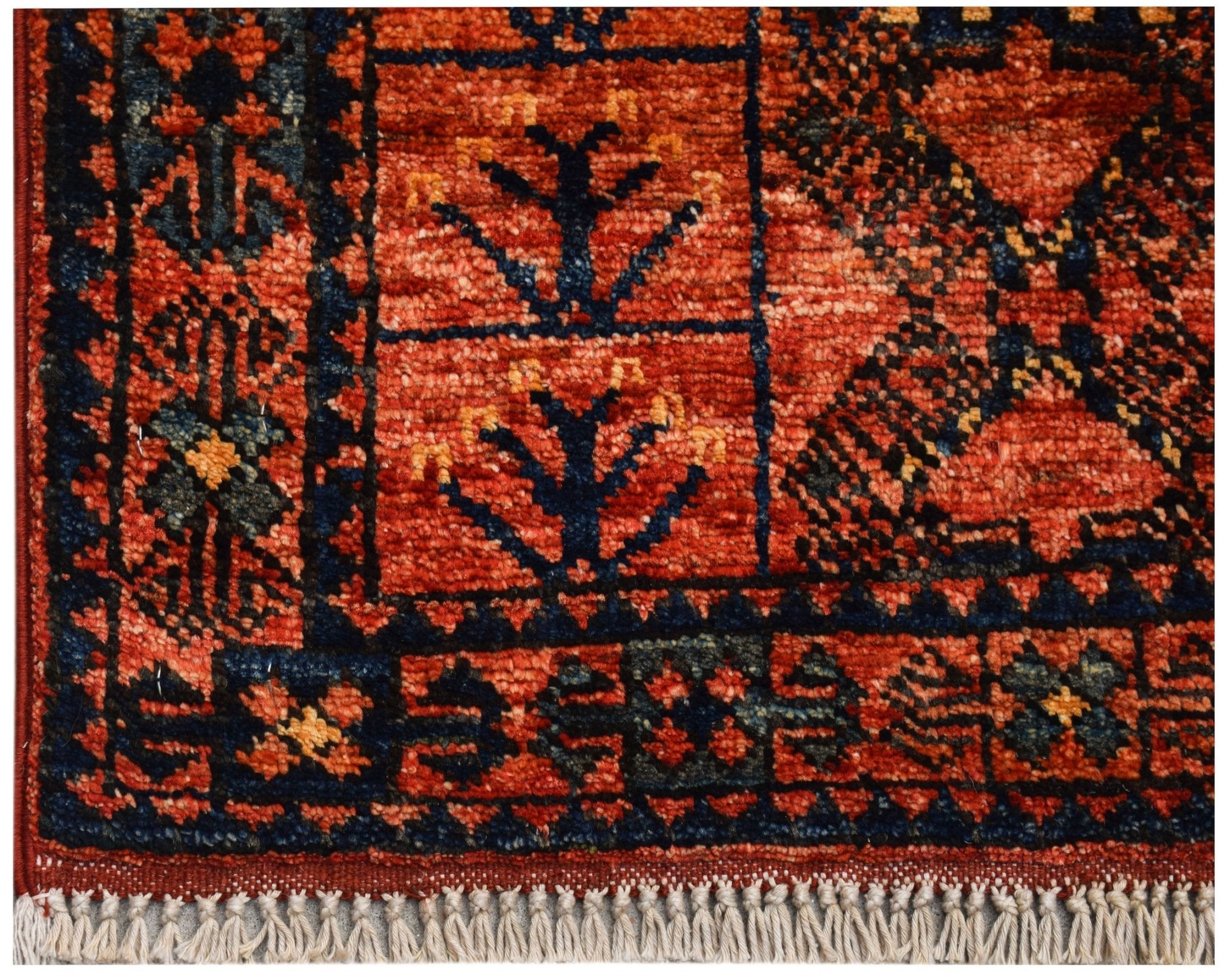 Handmade Mini Chobi Rug | 94 x 60 cm | 3'1" x 2' - Najaf Rugs & Textile